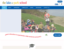 Tablet Screenshot of lakeandparkschool.org